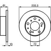 Bremssatz (2 Bremsscheiben) BOSCH - 0 986 478 067