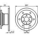 Bremsscheibe (pro Einheit) BOSCH - 0 986 478 742