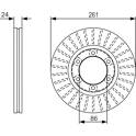 Bremssatz (2 Bremsscheiben) BOSCH - 0 986 479 053
