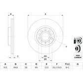 Bremsscheibe (pro Einheit) BOSCH - 0 986 479 058