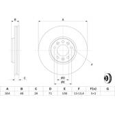 Bremsscheibe (pro Einheit) BOSCH - 0 986 479 380