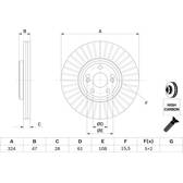 Bremsscheibe (pro Einheit) BOSCH - 0 986 479 565