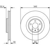 Bremsscheibe (pro Einheit) BOSCH - 0 986 479 747