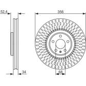 Bremsscheibe (pro Einheit) BOSCH - 0 986 479 748
