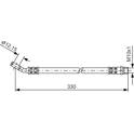 Bremsschlauch BOSCH - 1 987 476 365