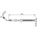Bremsschlauch BOSCH - 1 987 476 372