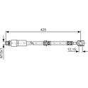Bremsschlauch BOSCH - 1 987 476 386