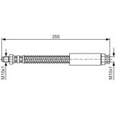 Bremsschlauch BOSCH - 1 987 476 519