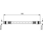 Bremsschlauch BOSCH - 1 987 476 711