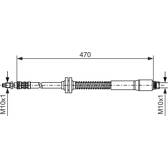 Bremsschlauch BOSCH - 1 987 476 951