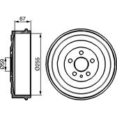 Remtrommel BOSCH - 0 986 477 144