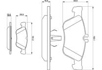 Bromsbelägg fram