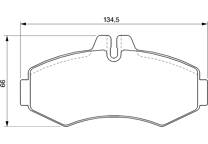 Bromsbelägg fram