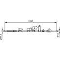 Cable de accionamiento, freno de estacionamiento BOSCH - 1 987 482 439