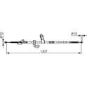 Cable Pull, parking brake BOSCH - 1 987 482 902