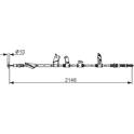 Cable Pull, parking brake BOSCH - 1 987 482 914