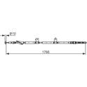 Cable Pull, parking brake BOSCH - 1 987 482 927