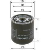 Cartucho de secador de ar, sistema de ar comprimido BOSCH - 0 986 628 250