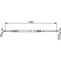 Cavo comando, Freno stazionamento BOSCH - 1 987 482 491