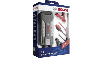 Bosch C3 - Chargeur de Batterie Intelligent - 6V/12V / 3.8A BOSCH