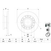 Disque de frein (à l'unité) BOSCH - 0 986 479 401