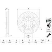 Disque de frein (à l'unité) BOSCH - 0 986 479 735