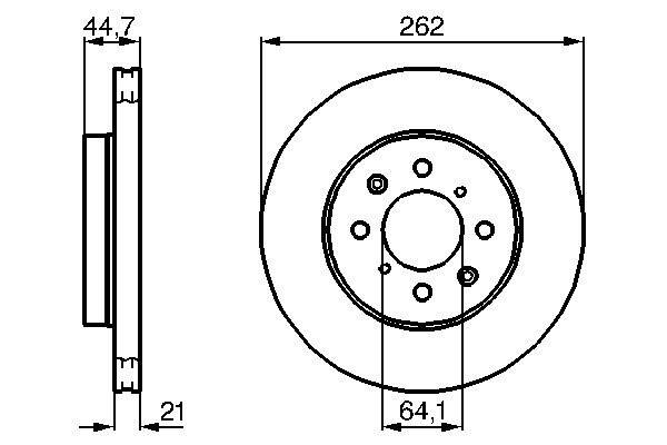 Brake disc set (2)
