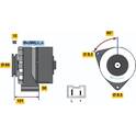 Dynamo / Alternator (Gereviseerd) BOSCH - 0 986 031 831