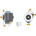 Dynamo / Alternator (Gereviseerd) BOSCH - 0 986 034 830