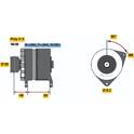 Dynamo / Alternator (Gereviseerd) BOSCH - 0 986 036 191