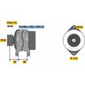 Dynamo / Alternator (Gereviseerd) BOSCH - 0 986 040 241