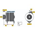 Dynamo / Alternator (Gereviseerd) BOSCH - 0 986 043 151