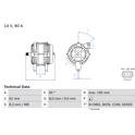 Dynamo / Alternator (Gereviseerd) BOSCH - 0 986 044 651