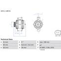 Dynamo / Alternator (Gereviseerd) BOSCH - 0 986 045 380
