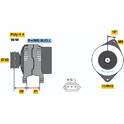 Dynamo / Alternator (Gereviseerd) BOSCH - 0 986 045 811
