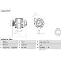 Dynamo / Alternator (Gereviseerd) BOSCH - 0 986 048 340