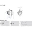 Dynamo / Alternator (Gereviseerd) BOSCH - 0 986 048 771