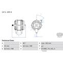 Dynamo / Alternator (Gereviseerd) BOSCH - 0 986 081 090