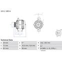 Dynamo / Alternator (Gereviseerd) BOSCH - 0 986 082 080