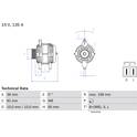 Dynamo / Alternator (Gereviseerd) BOSCH - 0 986 082 190