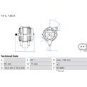 Dynamo / Alternator (Gereviseerd) BOSCH - 0 986 082 310