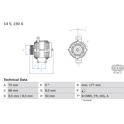 Dynamo / Alternator (Gereviseerd) BOSCH - 0 986 082 590