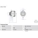 Dynamo / Alternator (Gereviseerd) BOSCH - 0 986 082 900