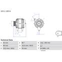 Dynamo / Alternator (Gereviseerd) BOSCH - 0 986 083 260