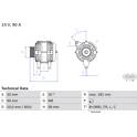 Dynamo / Alternator (Gereviseerd) BOSCH - 0 986 083 650