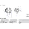 Dynamo / Alternator BOSCH - 0 986 083 920