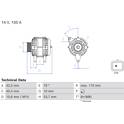 Dynamo / Alternator BOSCH - 0 986 086 810