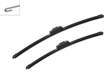 conjunto de 2 escova de limpa - vidros