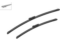 Conjunto de 2 escova de limpa - vidros BOSCH Aerotwin