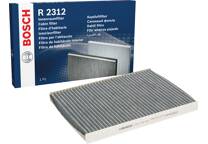 Bosch R2312 Aktivkohle-Innenraumfilter geruchsneutralisierend Staub- und Pollenfilter